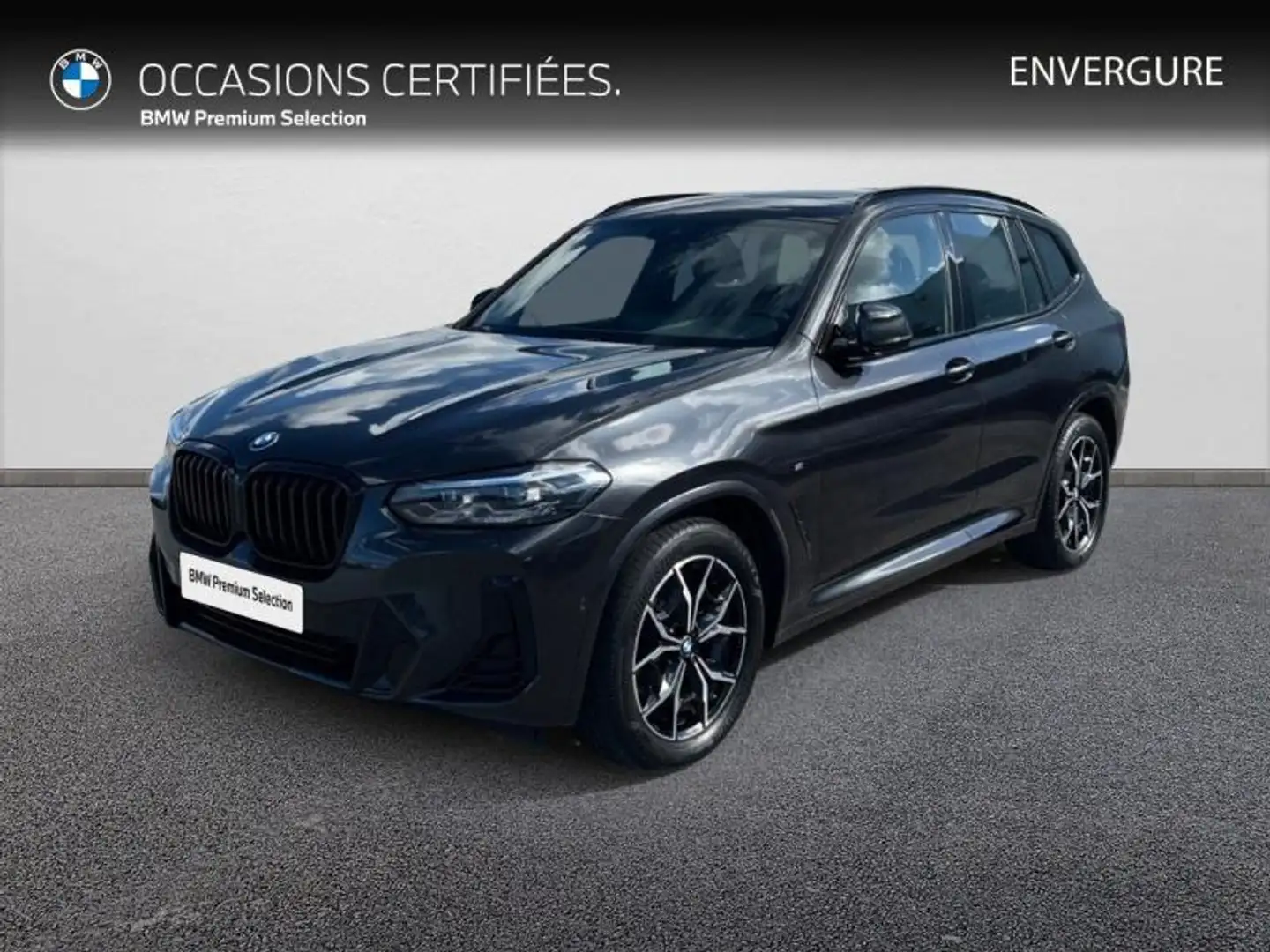 BMW X3 xDrive20d 190ch M Sport Gris - 1