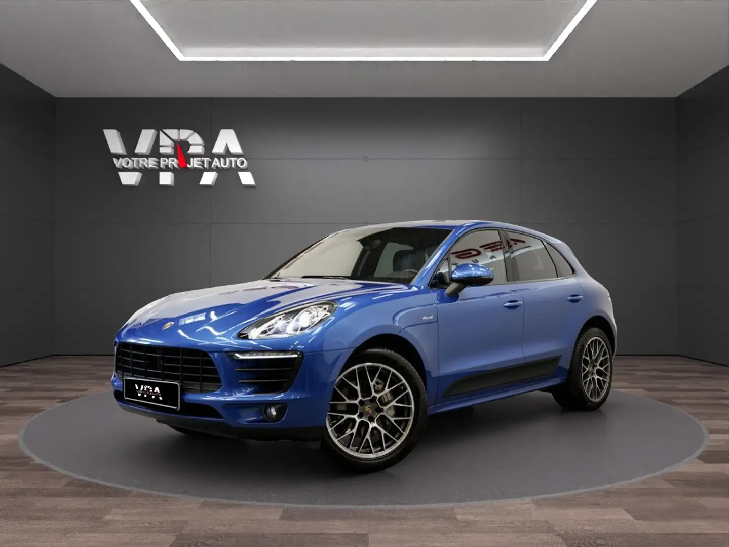 Porsche Macan S Diesel 3.0 V6 258ch Bleu - 1