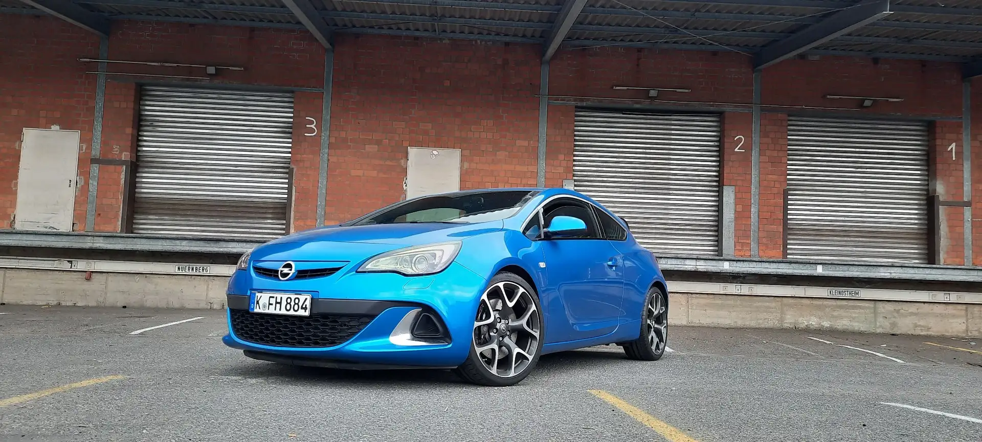 Opel Astra OPC 2L Turbo Euro 6 Blau - 1