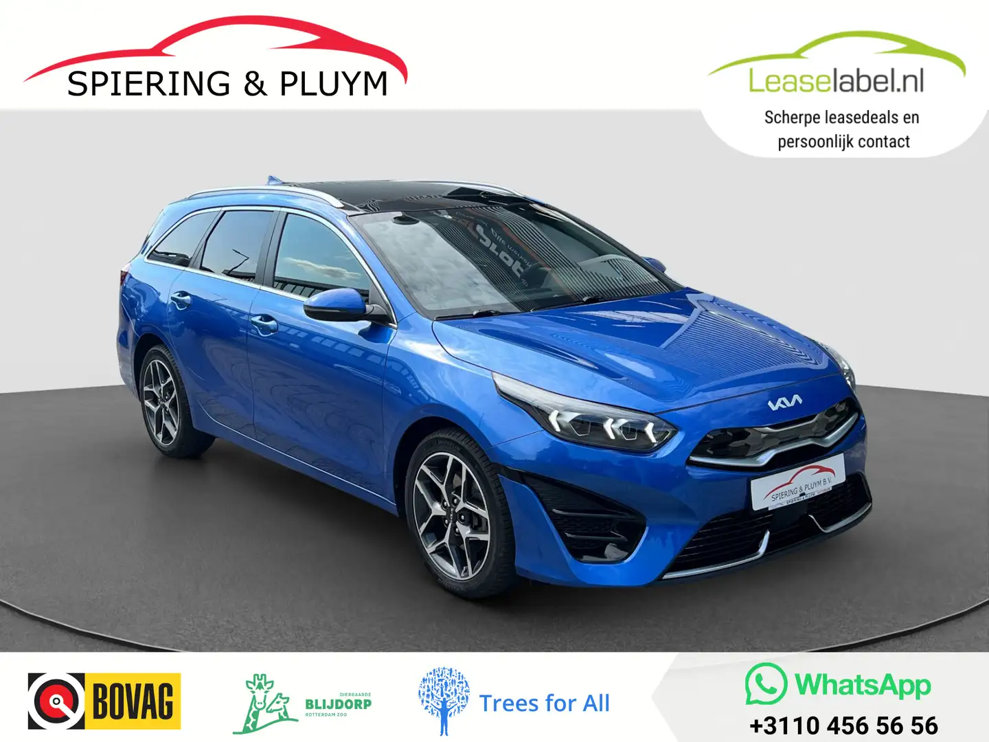 Kia Ceed SW / cee'd SW Sportswagon 1.6 GDI PHEV ExecutiveLine | Facelift Blauw - 1