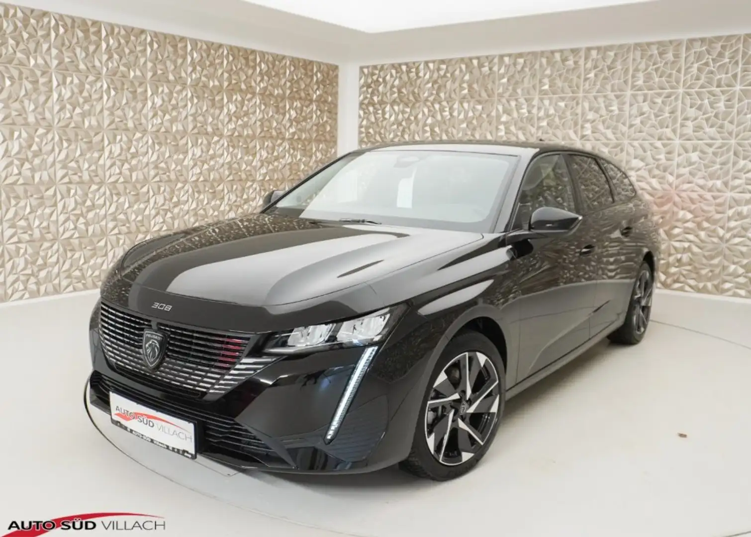 Peugeot 308 ALLURE BHDi 130 EAT8 Schwarz - 1