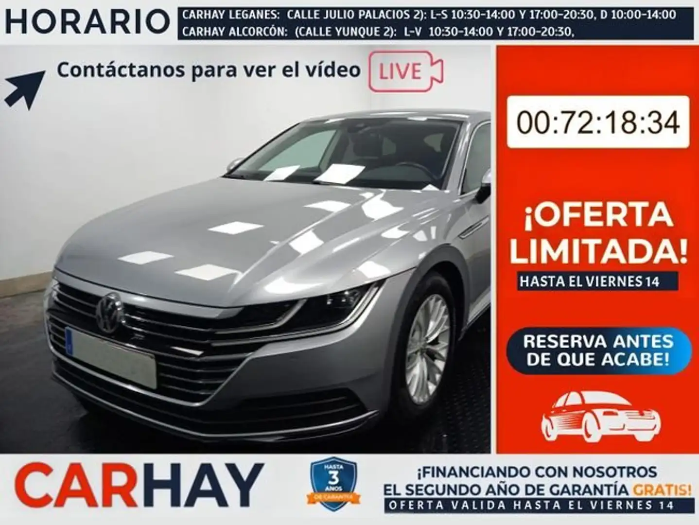 Volkswagen Arteon 2.0TDI 110kW Gris - 1