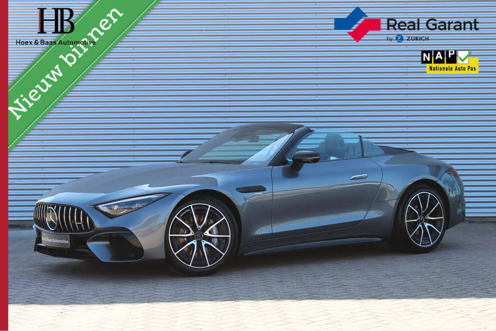 Mercedes-Benz SL 43 AMG Roadster Premium Plus/Achterasbesturing Grijs - 1