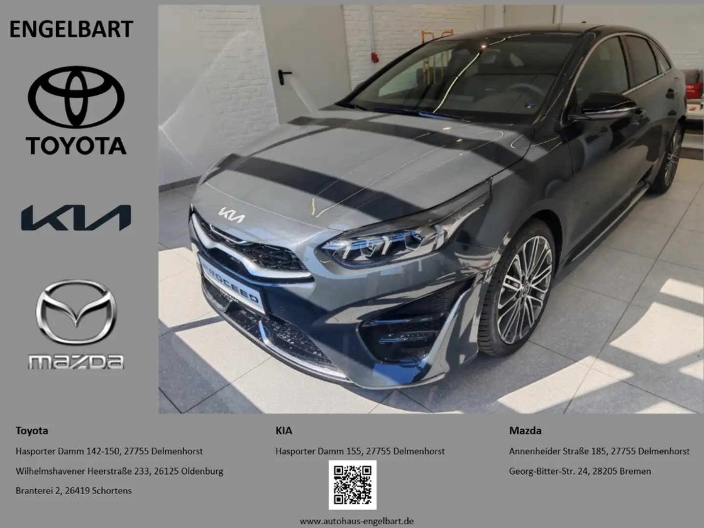 Kia ProCeed / pro_cee'd GT-Line 1.5T Technologie-Paket Leder-Paket Сірий - 1