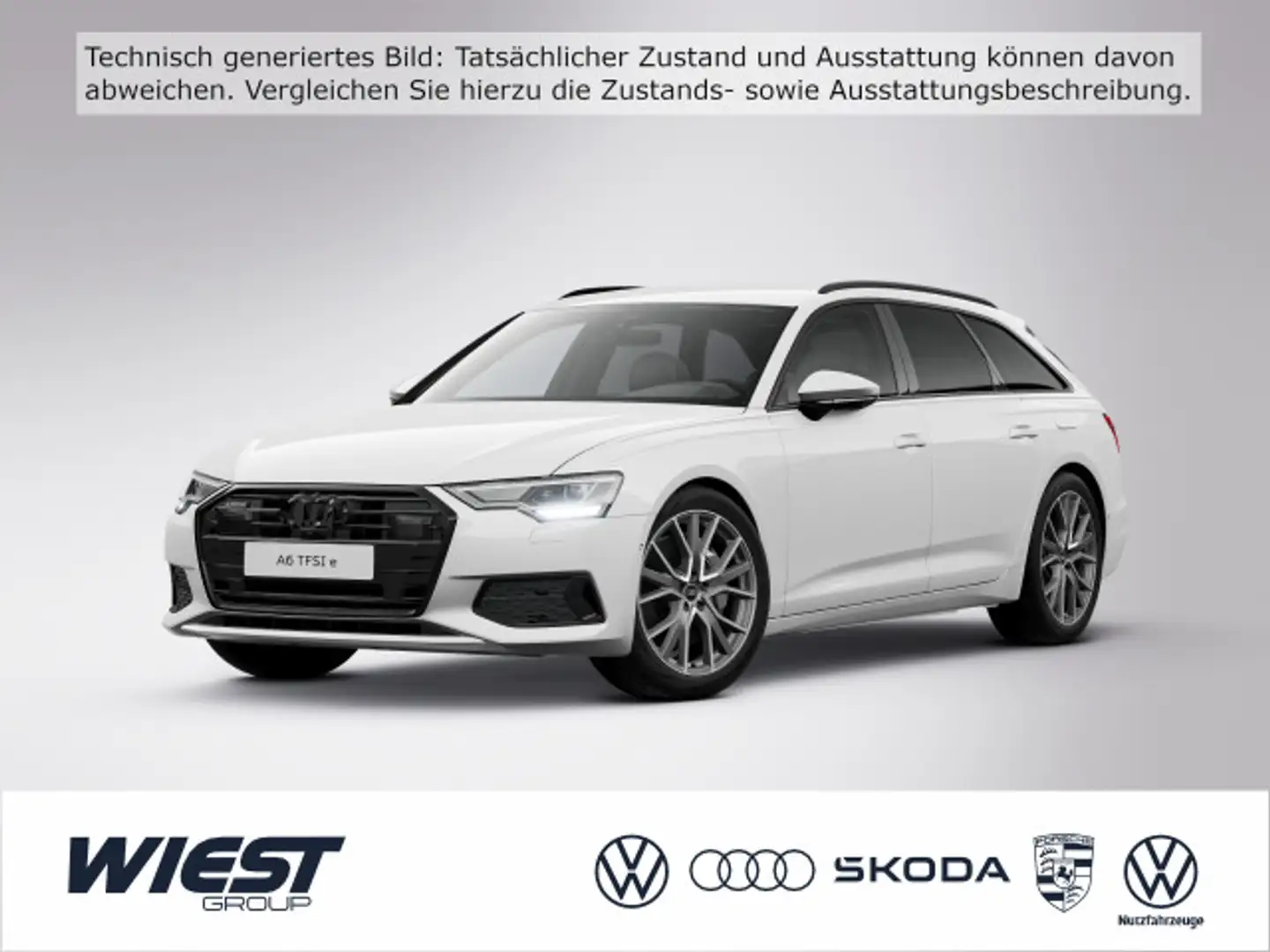 Audi A6 50 TFSI e qu. S tronic sport AHK Ambien Blanc - 1