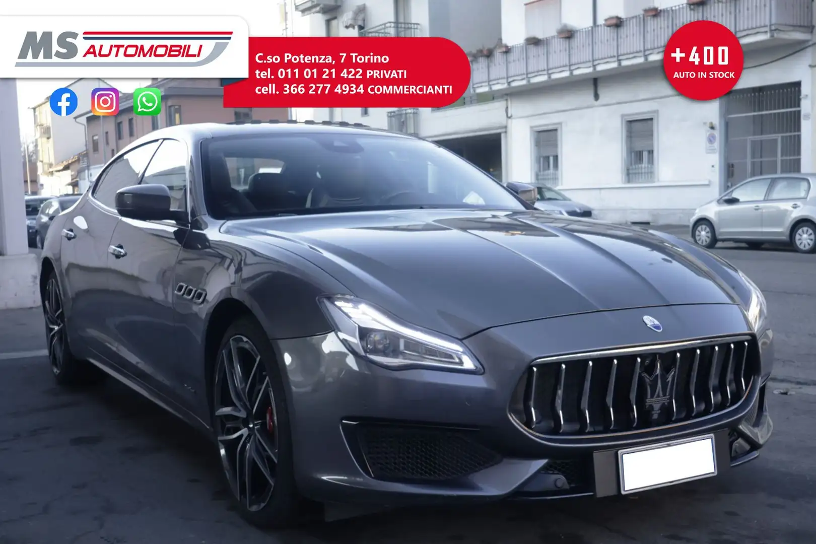 Maserati Quattroporte Maserati Quattroporte 3.0 V6 Diesel 275 CV Gransp Szary - 1