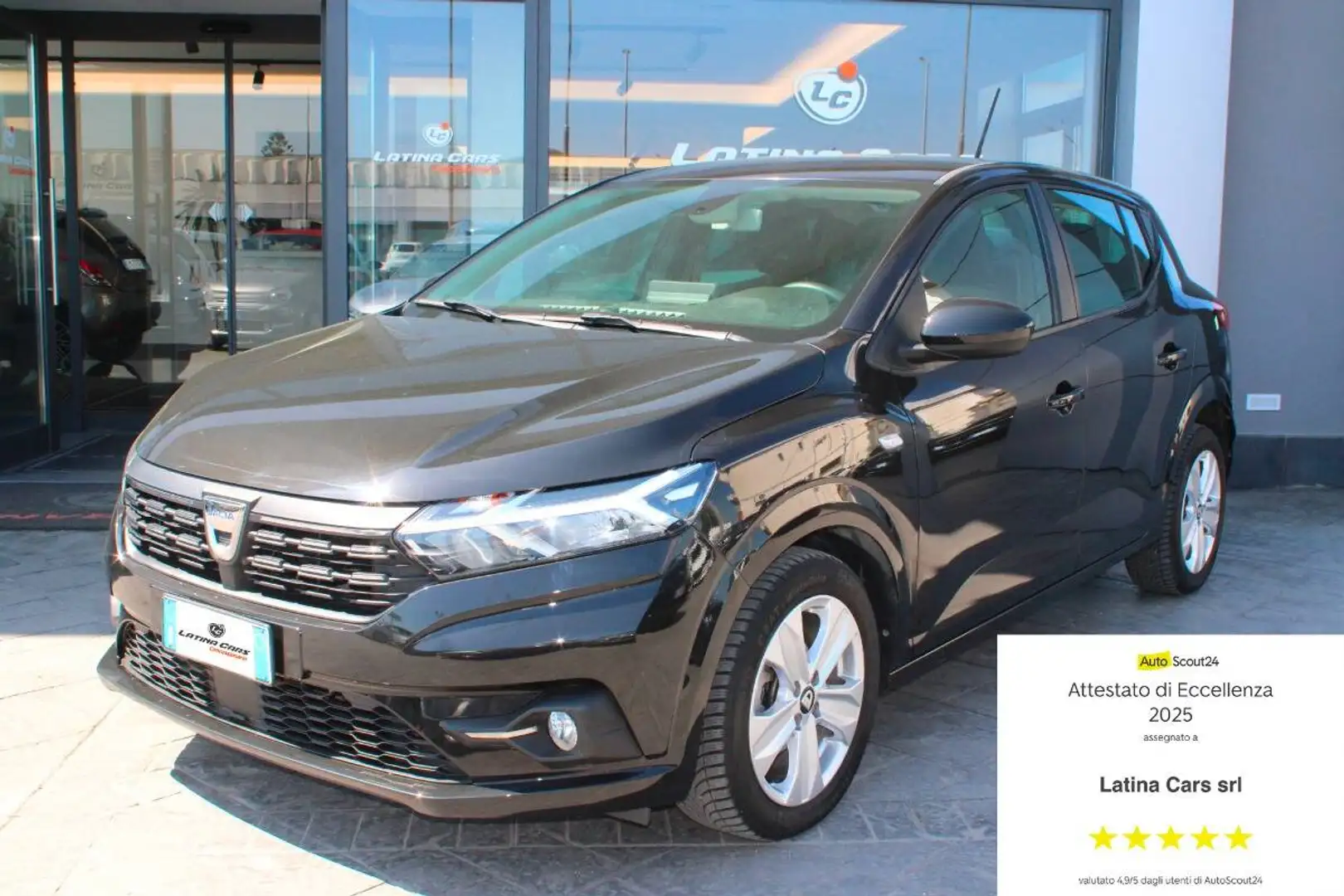 Dacia Sandero 1.0 sce Comfort 65cv con CarPlay Nero - 1
