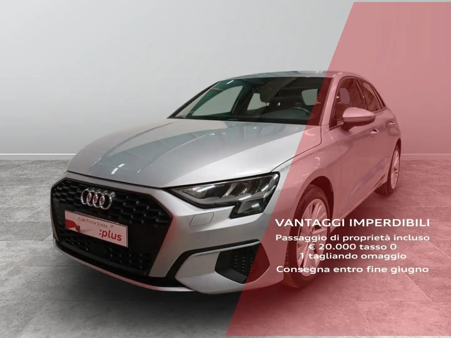 Audi A3 Sportback 35 1.5 tfsi mhev Business s-tronic Argento - 1