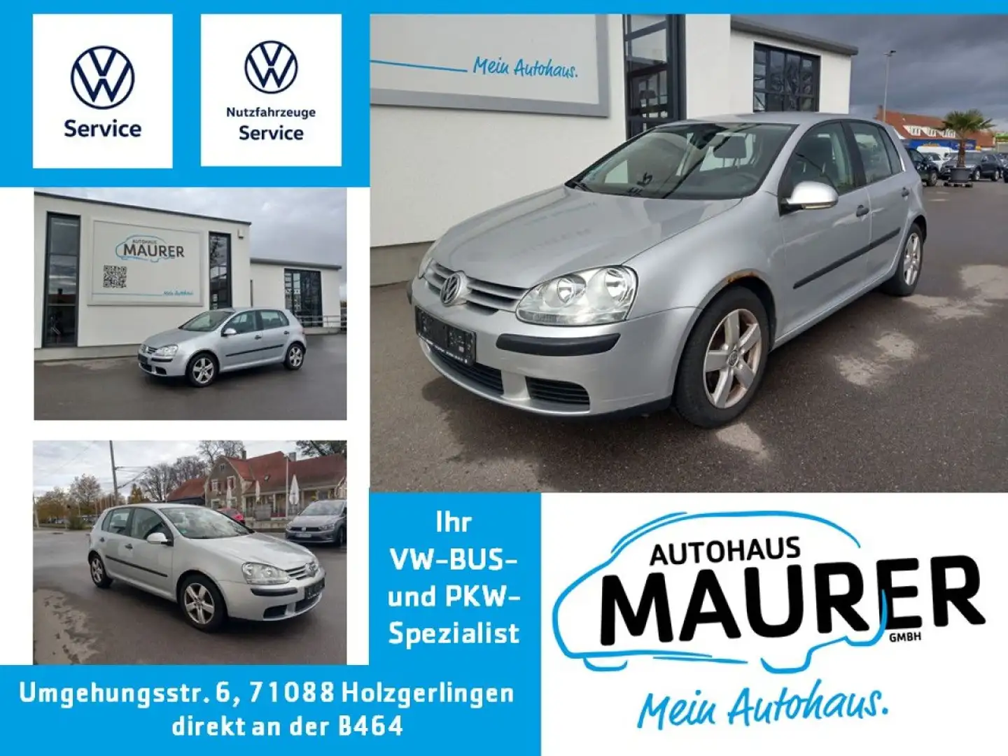 Volkswagen Golf 1,6 Automatik Climatronic PDC RCD 300 Alu Silber - 1