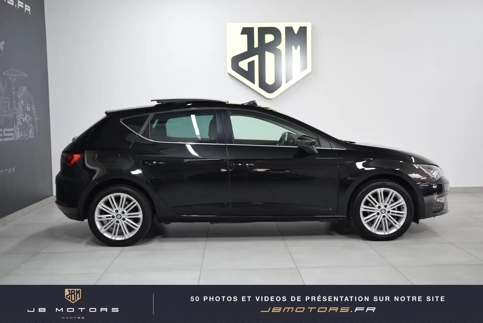 SEAT Leon 1.5 TSI 150 Start/Stop ACT DSG7 Xcellence Toit ouvrant Camera CarPlay Noir - 2