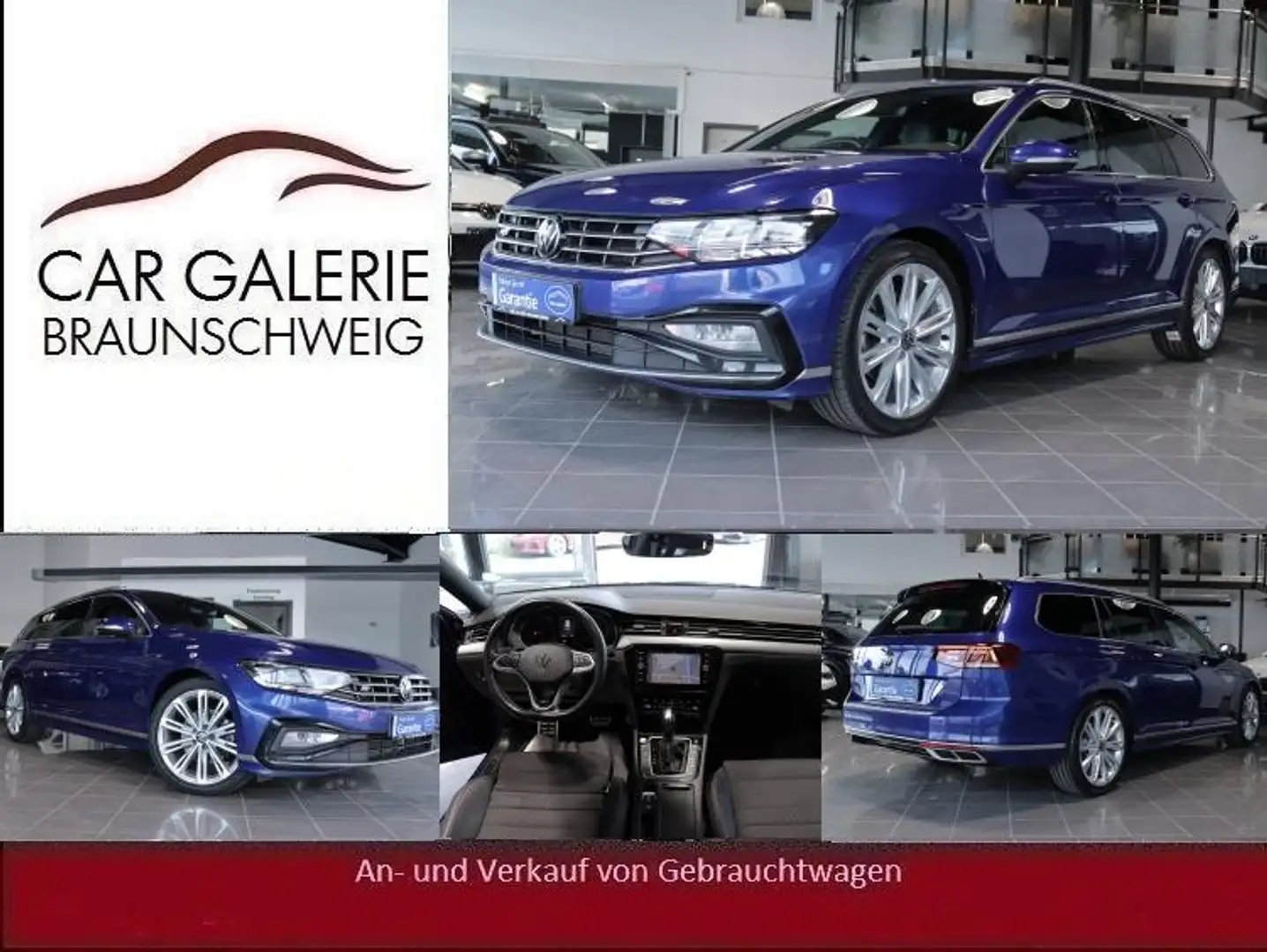 Volkswagen Passat Variant 2.0 TDI Business* R-LINE*AHK*CAM* Bleu - 1