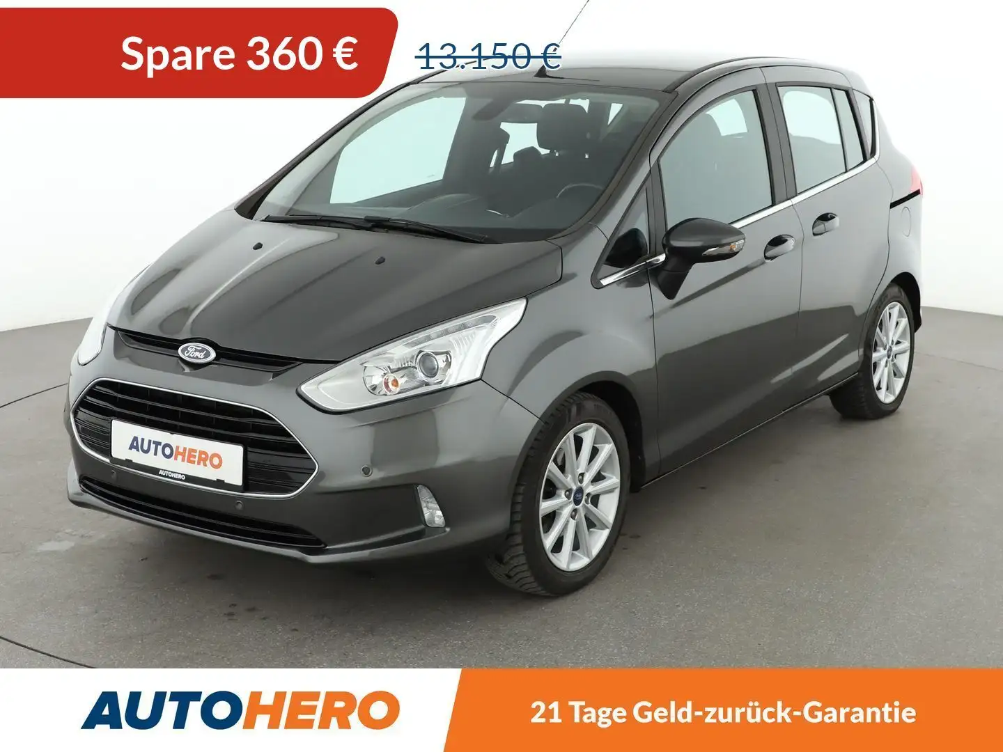 Ford B-Max 1.6 Ti-VCT Titanium Aut.*TEMPO*CAM*PDC*SHZ* Grau - 1