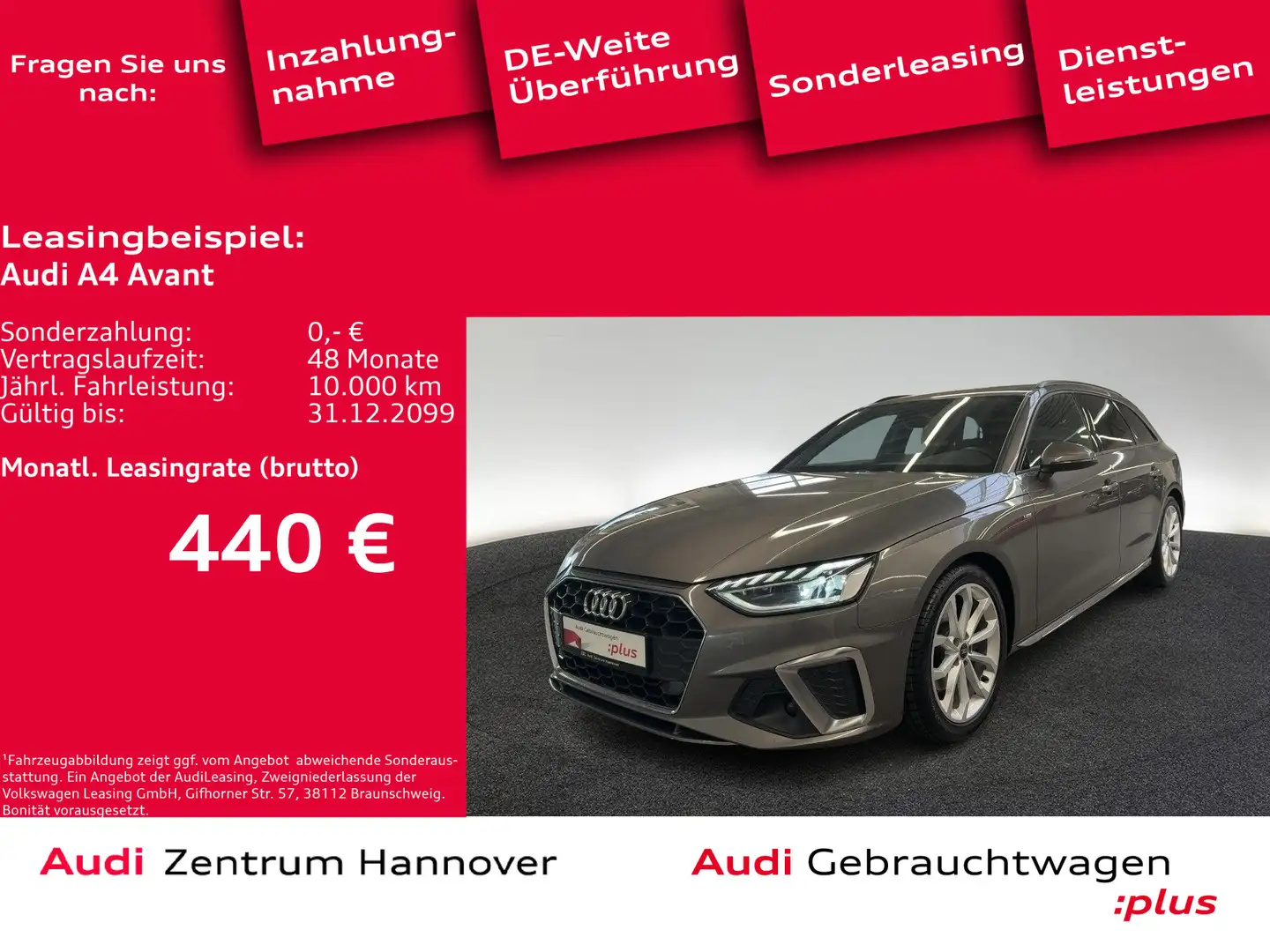 Audi A4 S line 35 TFSI Kamera virtual LED Navi Grey - 1