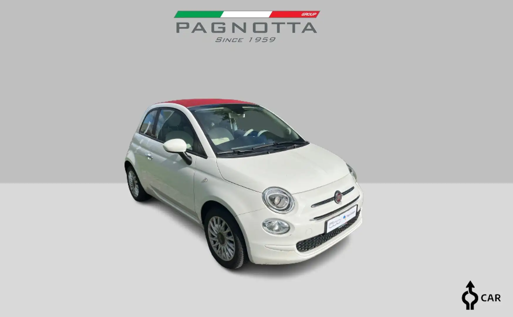 Fiat 500C 1.0i MHEV Lounge Wit - 1