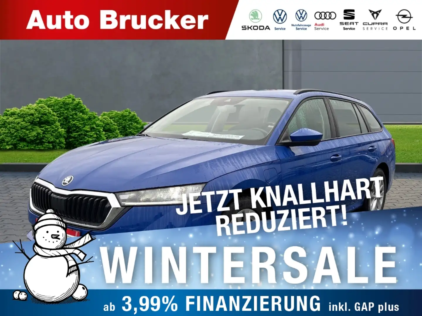 Skoda Octavia Combi Ambition iV 1.4 TSI+Alufelgen+Klimaautomatik Blau - 1