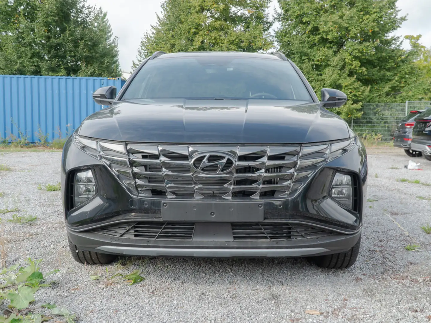 Hyundai TUCSON 1.6 Advantage Hybrid SHZ NAVI ACC LED Zwart - 2