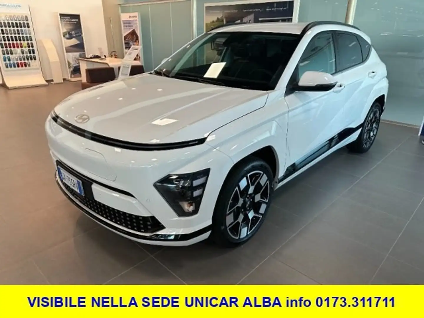 Hyundai KONA Kona Electric 64,8 kWh Exclusive c/pompa calore Blanco - 1