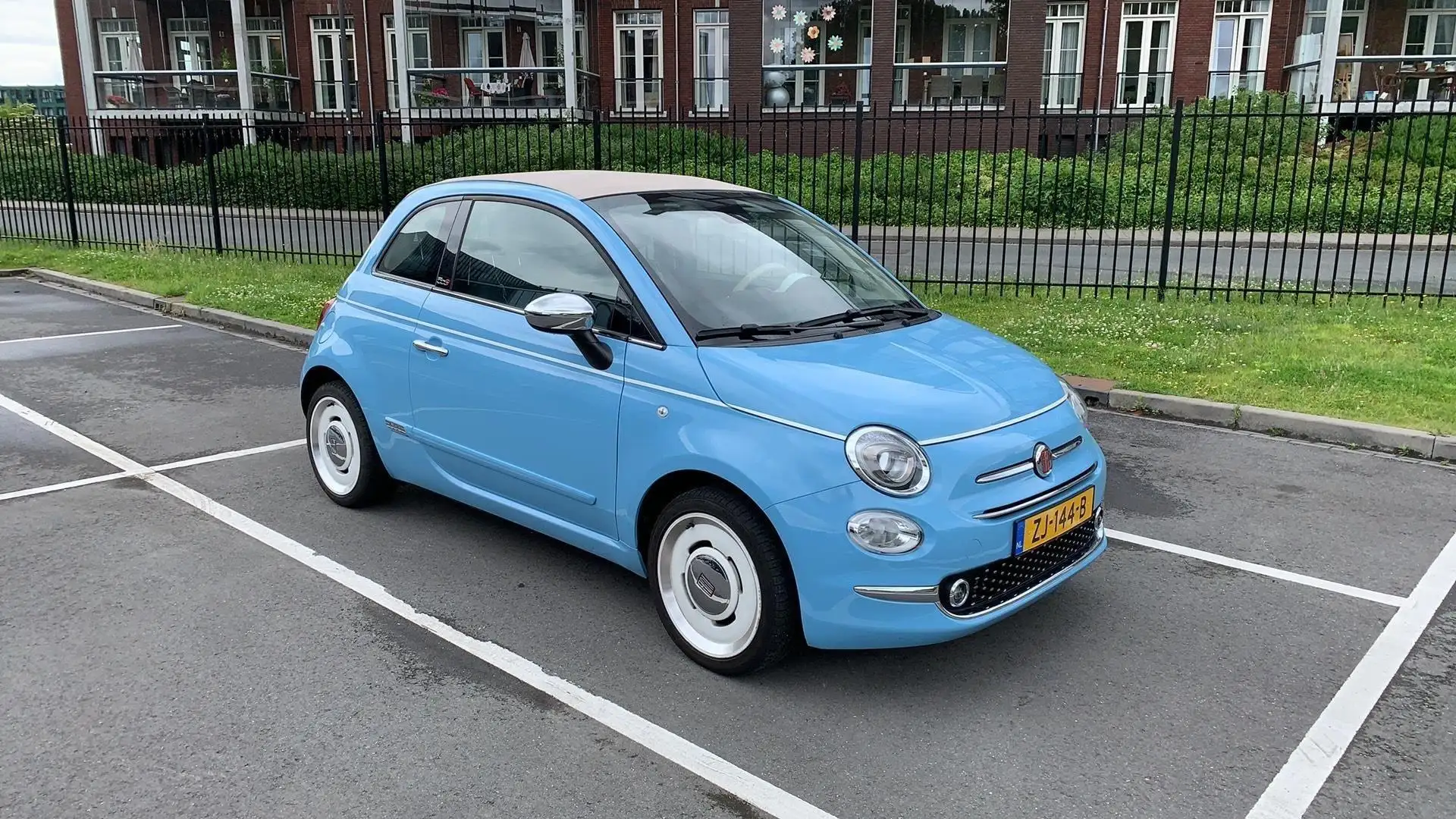 Fiat 500C 0.9 TwinAir Turbo Spiaggina 58 | Apple Carplay | T Bleu - 2