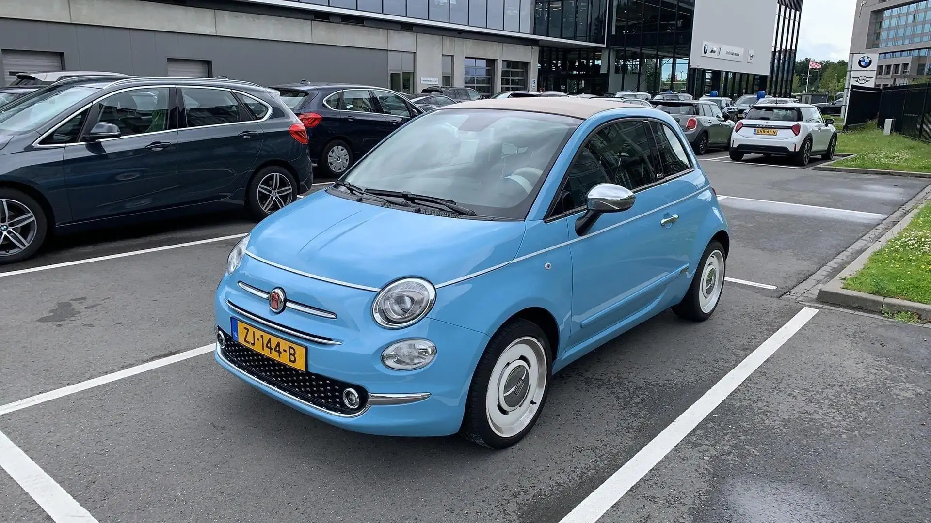 Fiat 500C 0.9 TwinAir Turbo Spiaggina 58 | Apple Carplay | T Bleu - 1