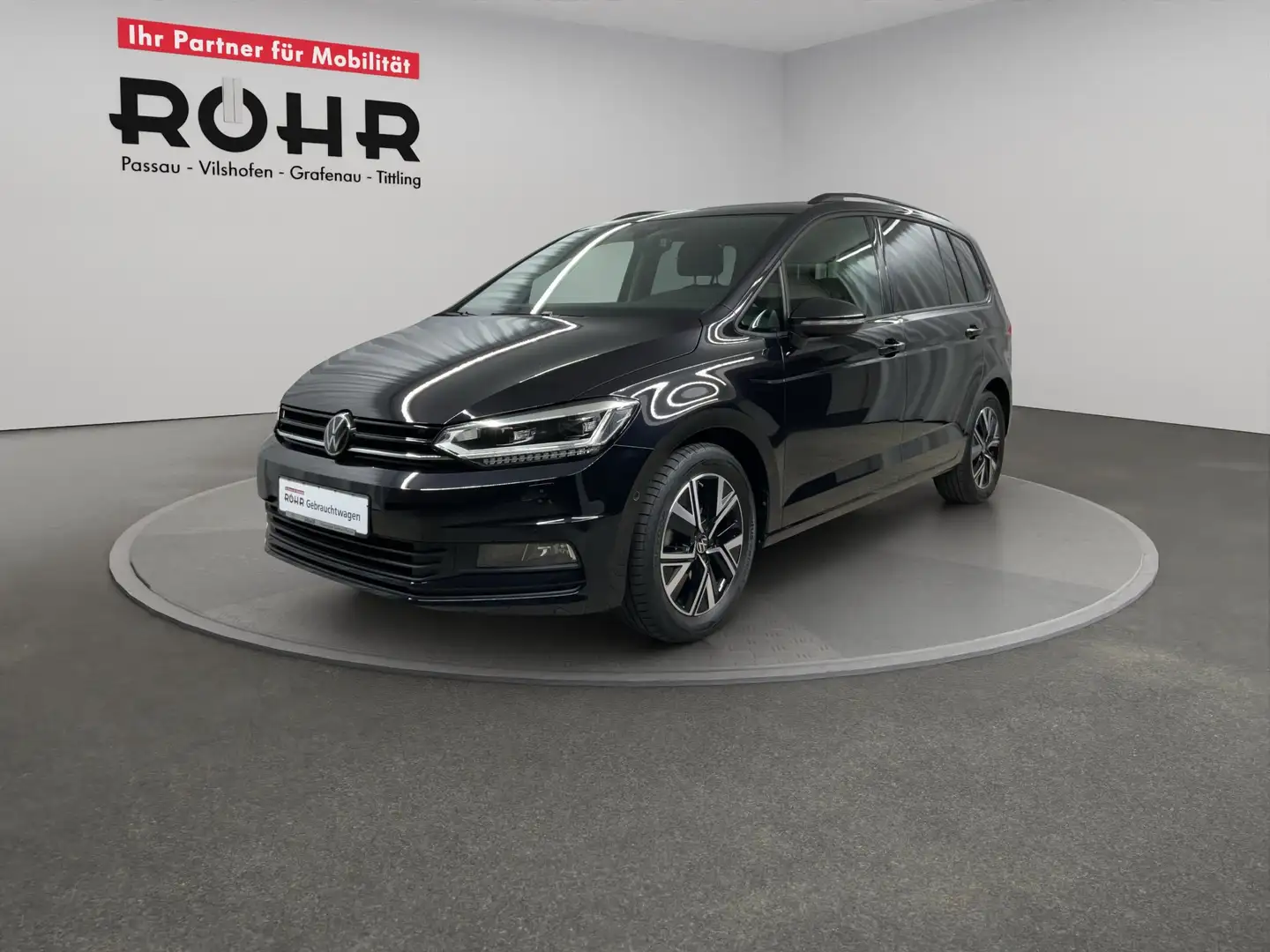 Volkswagen Touran Highline (7 Sitze.Kamera.Navi.ParkAssist) 1.5 TSI Schwarz - 2