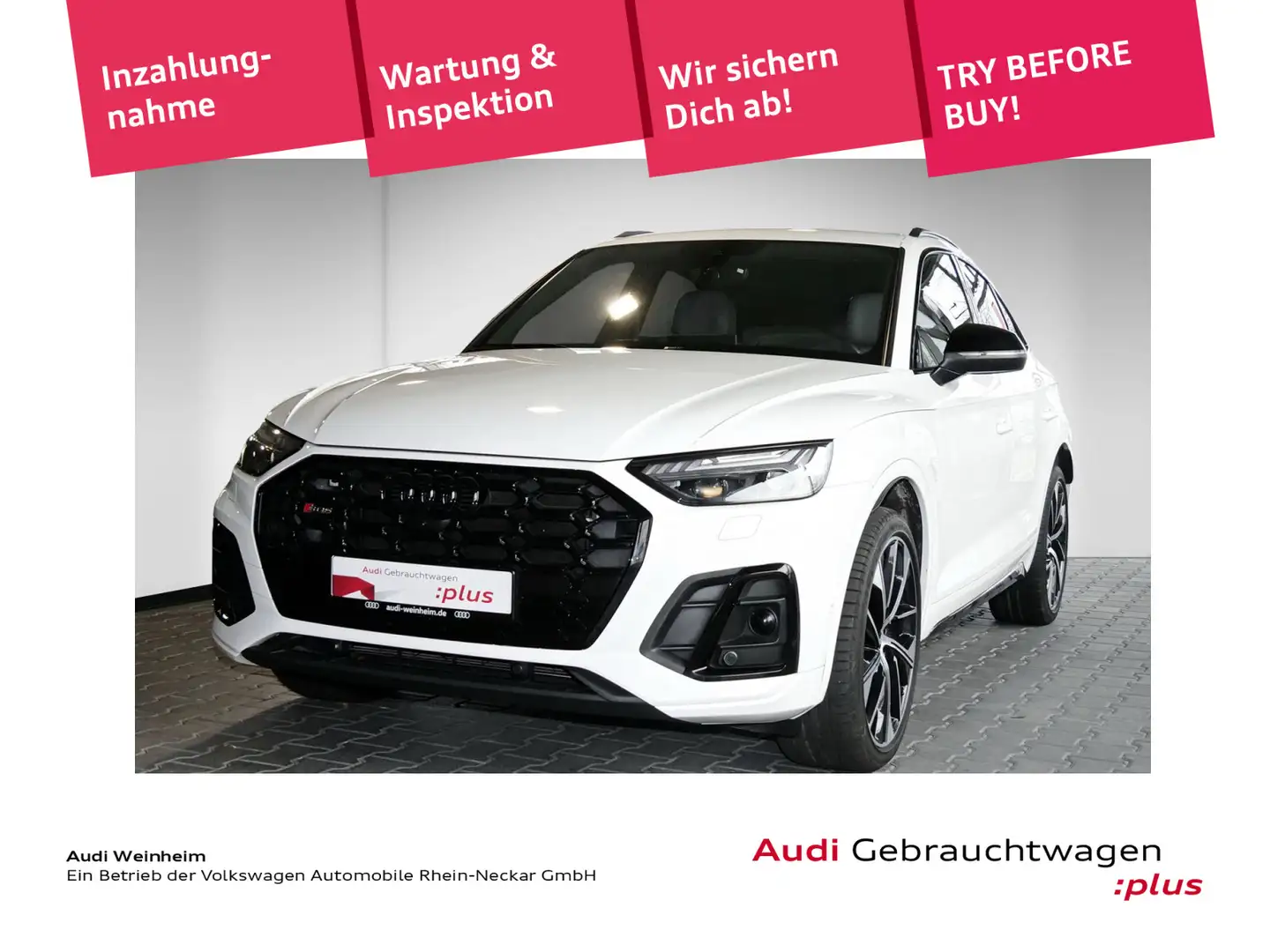 Audi SQ5 3.0 TDI Black Paket Raupen-Sitze M Weiß - 1