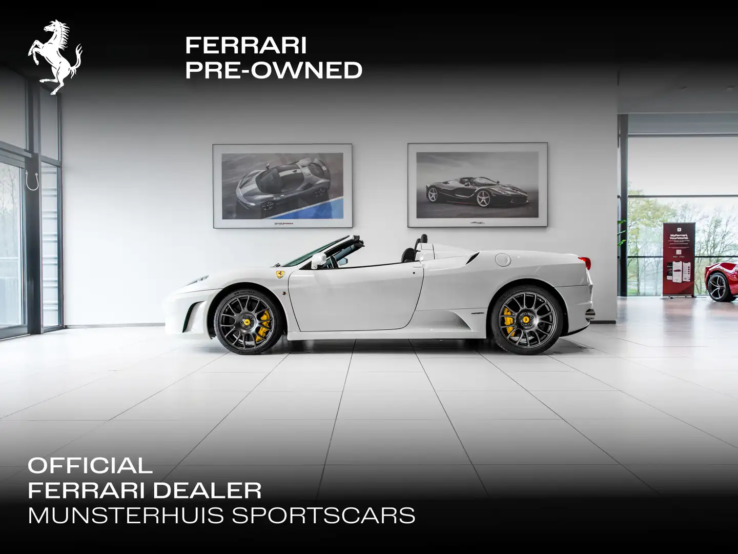 Ferrari F430 Spider F1 ~Ferrari Munsterhuis~ Blanco - 1