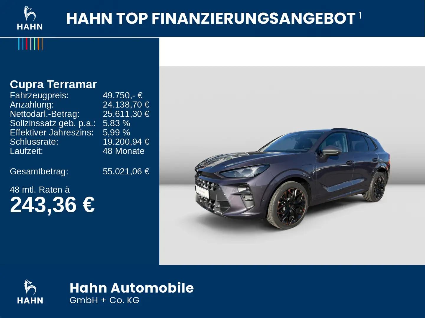 CUPRA Terramar VZ 1.5 e-HYBRID 272PS Sennheiser/Matrix Violett - 2