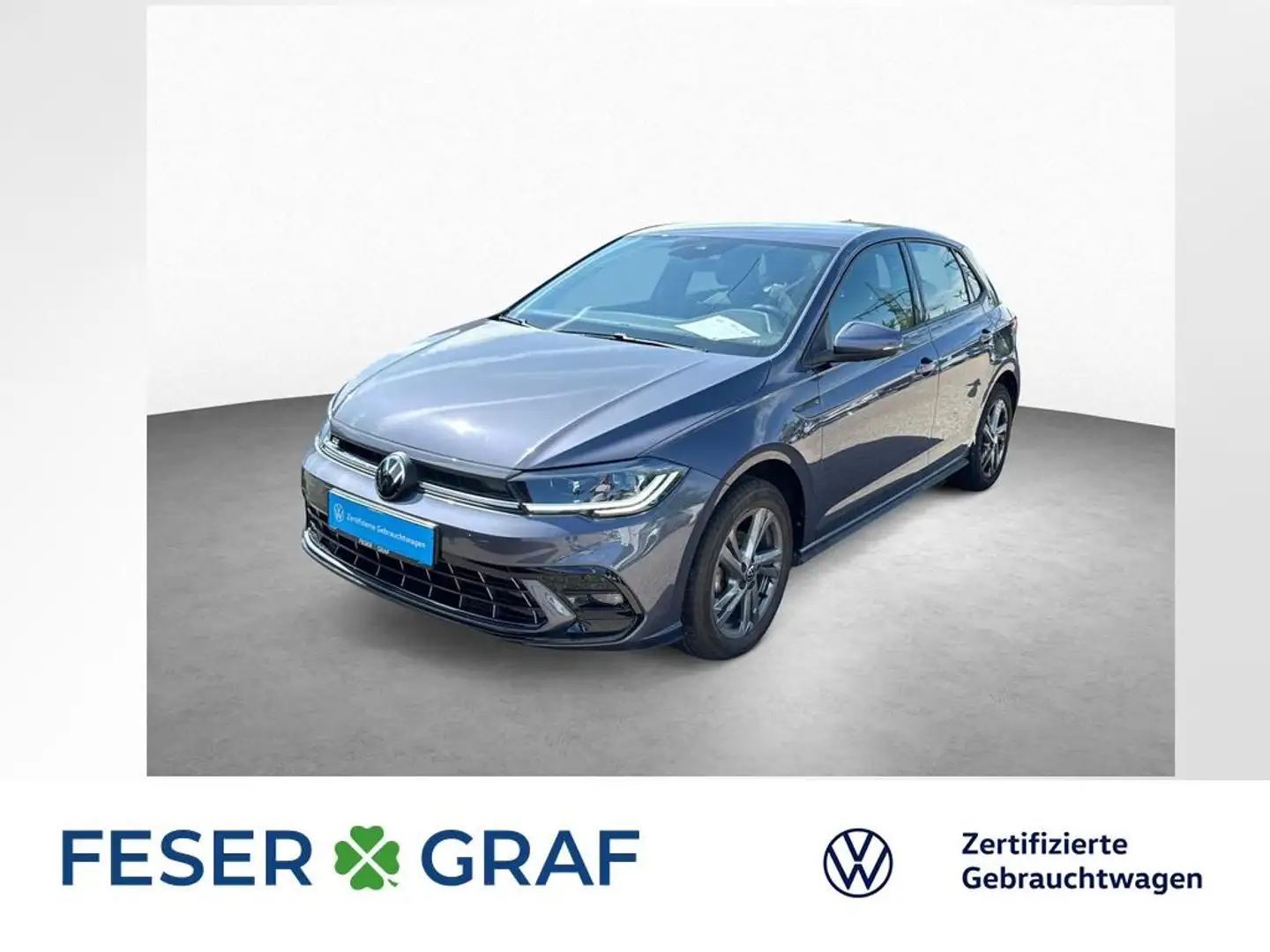 Volkswagen Polo R-Line 1.0 TSI DSG KAM ACC LED-MATRIX SHZ Grau - 1