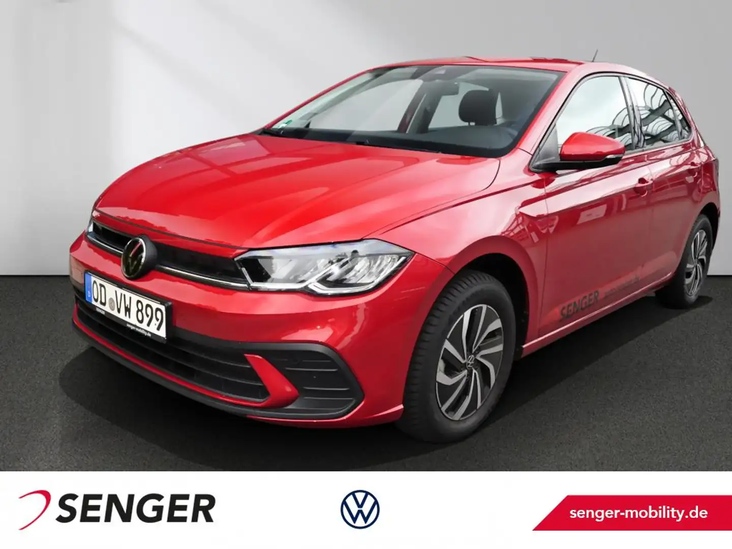 Volkswagen Polo Life 1,0 Licht & Sicht Paket Sitzheizung Rosso - 1