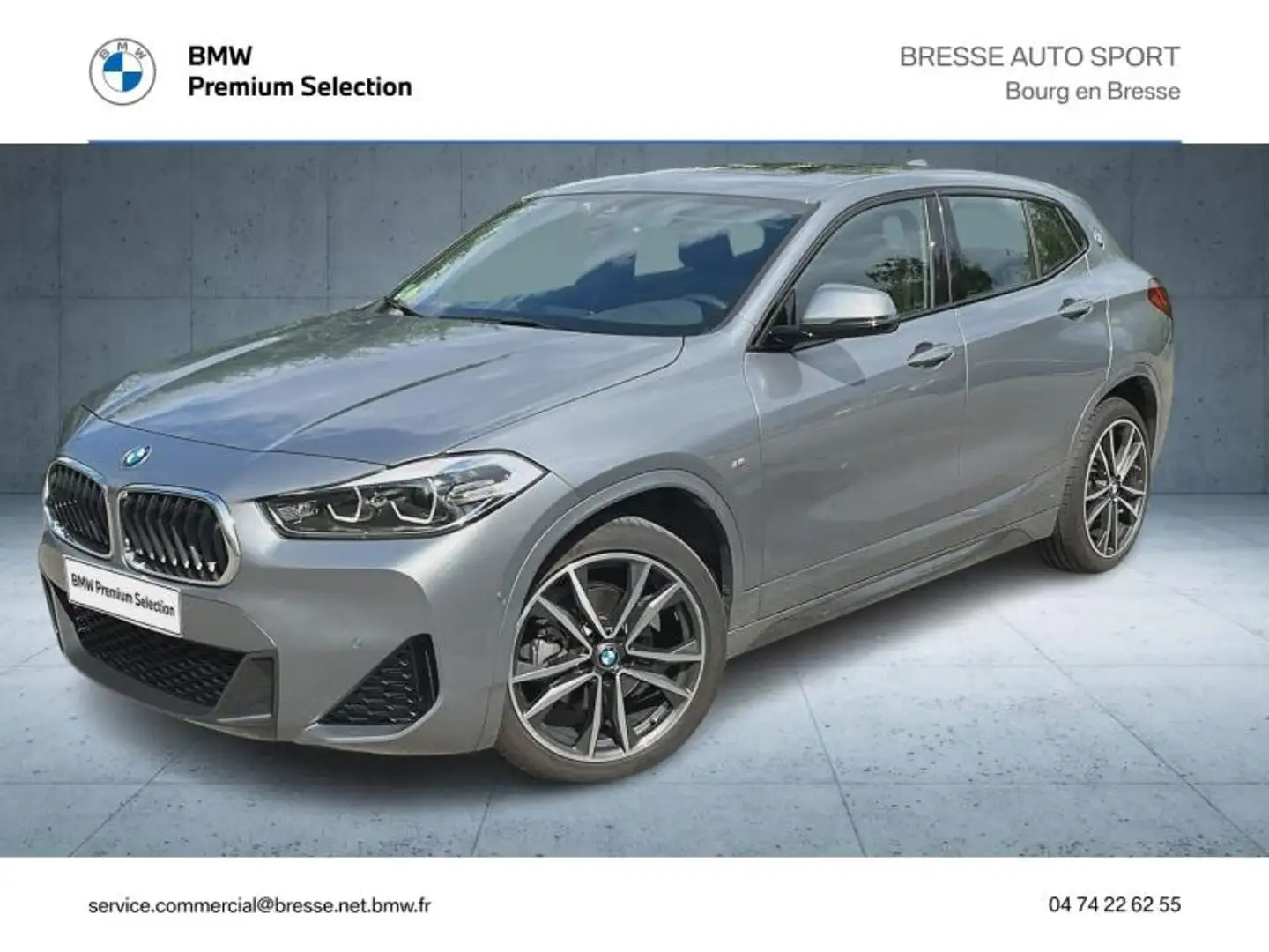 BMW X2 xDrive18dA 150ch M Sport Euro6d-T Blanco - 1