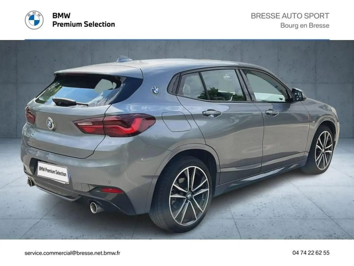 BMW X2 xDrive18dA 150ch M Sport Euro6d-T Blanco - 2