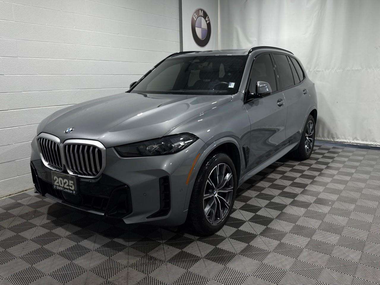 2025 BMW X5 Skyscraper Grey / Black sensafin upholsteryService