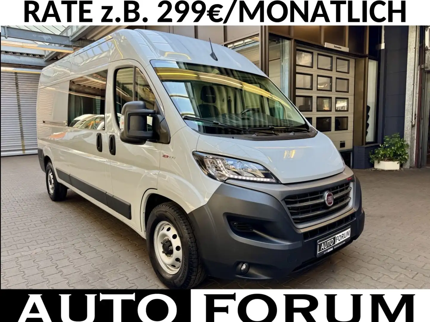 Fiat Ducato 2.3D L4H2 MAXI 3,5t AHK STANDHZG NAVI CAM Grau - 1