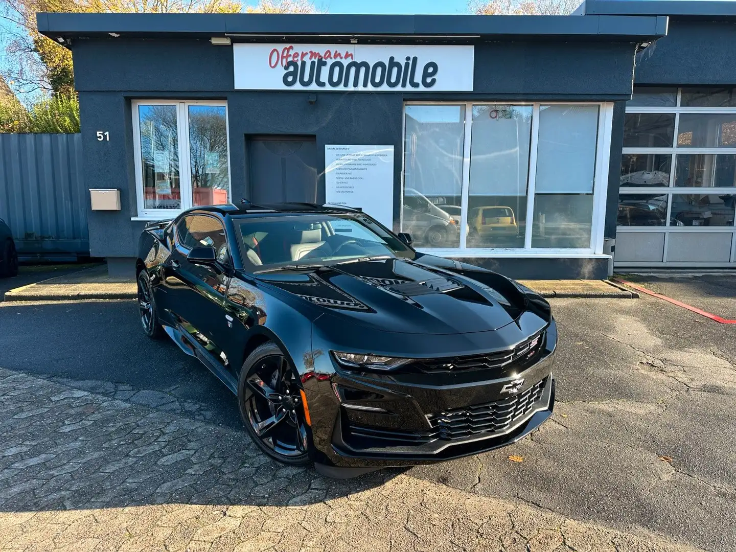 Chevrolet Camaro SS*GARANTIE*Facelift*CarPlay*Temp.*LEDER* Schwarz - 1