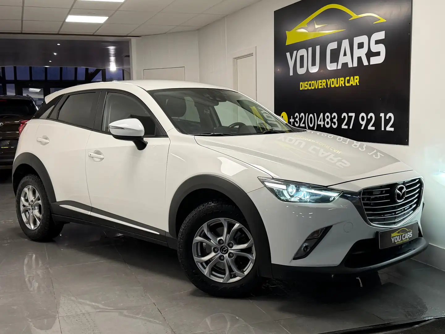 Mazda CX-3 CX-3 SKYACTIV-G 120 FWD Sports-Line Blanc - 1