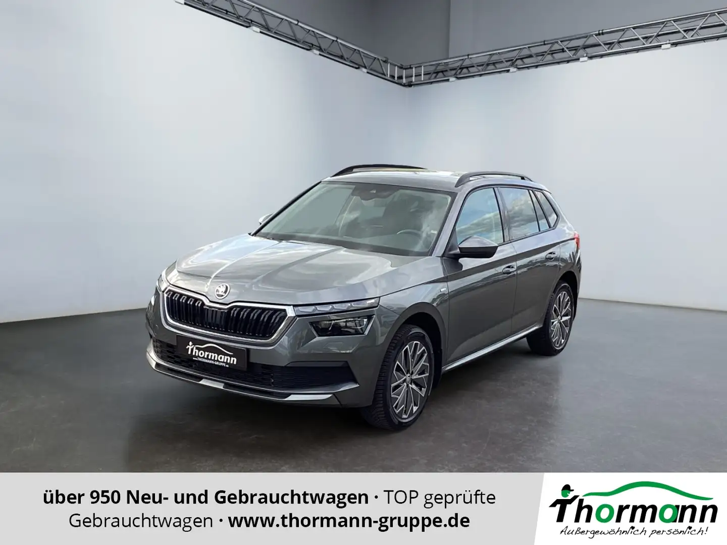 Skoda Kamiq 1.5 TSI Tour FLA el.Heck LM LED KeyLess Gris - 1