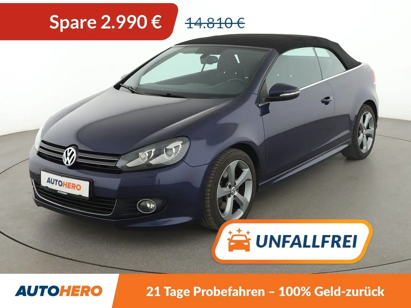 Volkswagen Golf 2.0 TDI Lounge BlueMotion Tech*NAVI*TEMPO* Bleu - 1