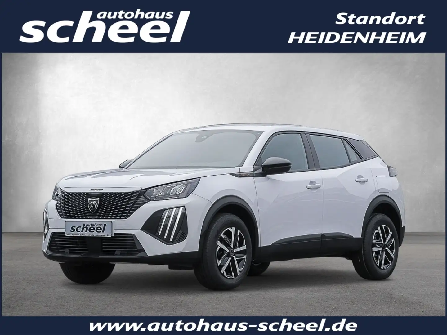 Peugeot 2008 1.2 PureTech 100 Style SpurH LED PDC SHZ Weiß - 1