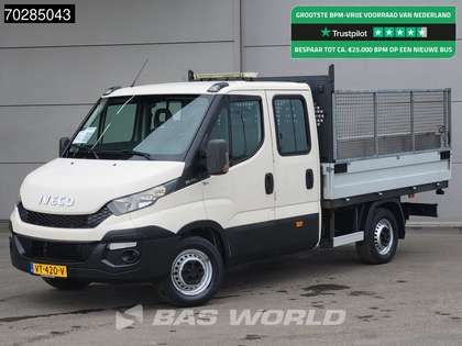 Iveco Daily 35S11 Open Laadbak met Kist Dubbel Cabine 3,5t Tre