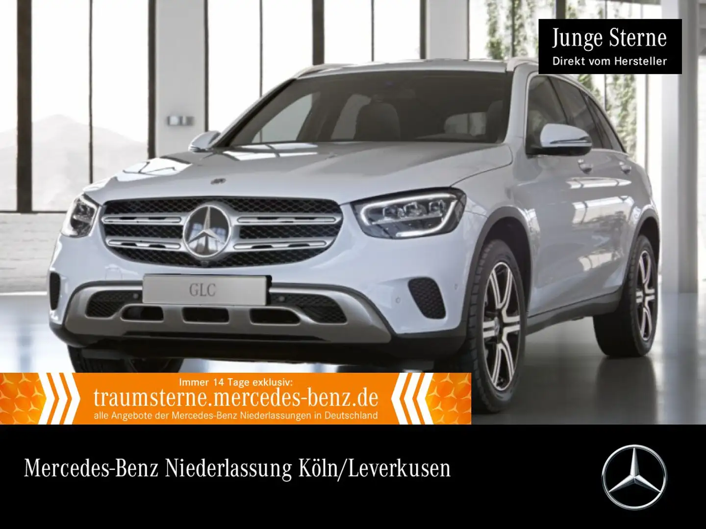 Mercedes-Benz GLC 300 de 4M 360+AHK+LED+SPUR+TOTW+KEYLESS+9G Weiß - 1