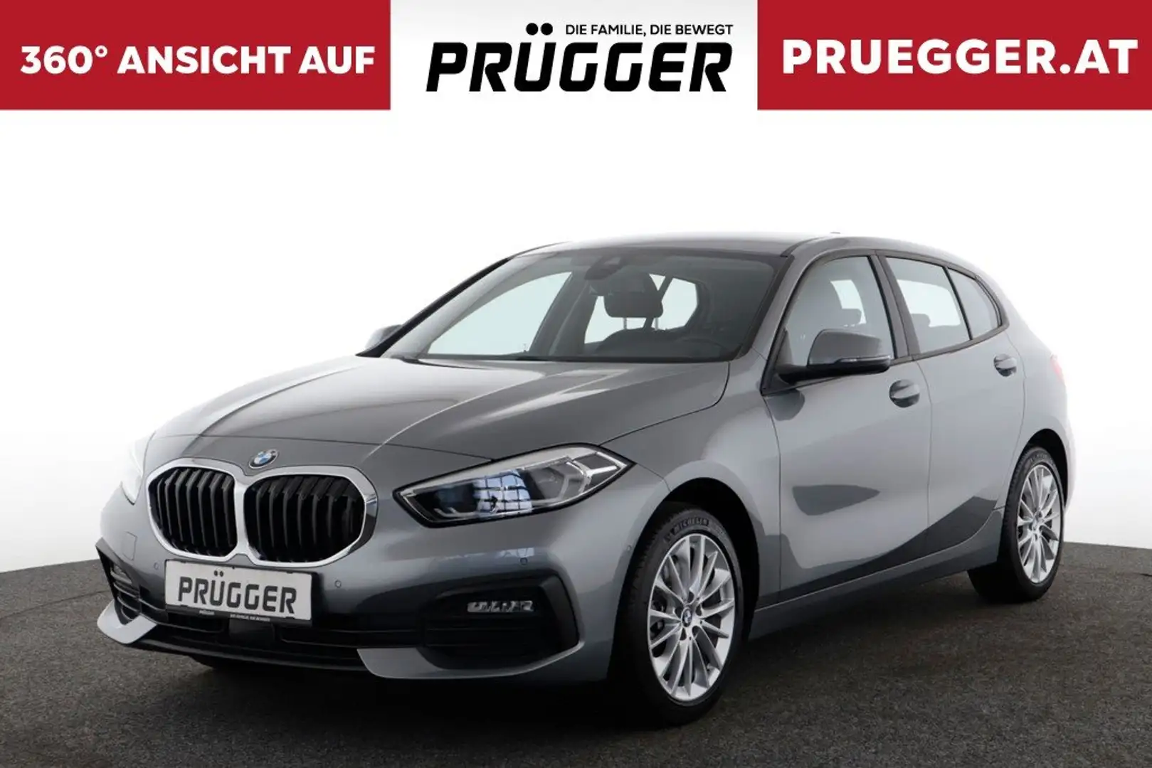 BMW 120 d xDrive Autom ALLRAD NAVI LED KAMERA 17ZOLL Grau - 1