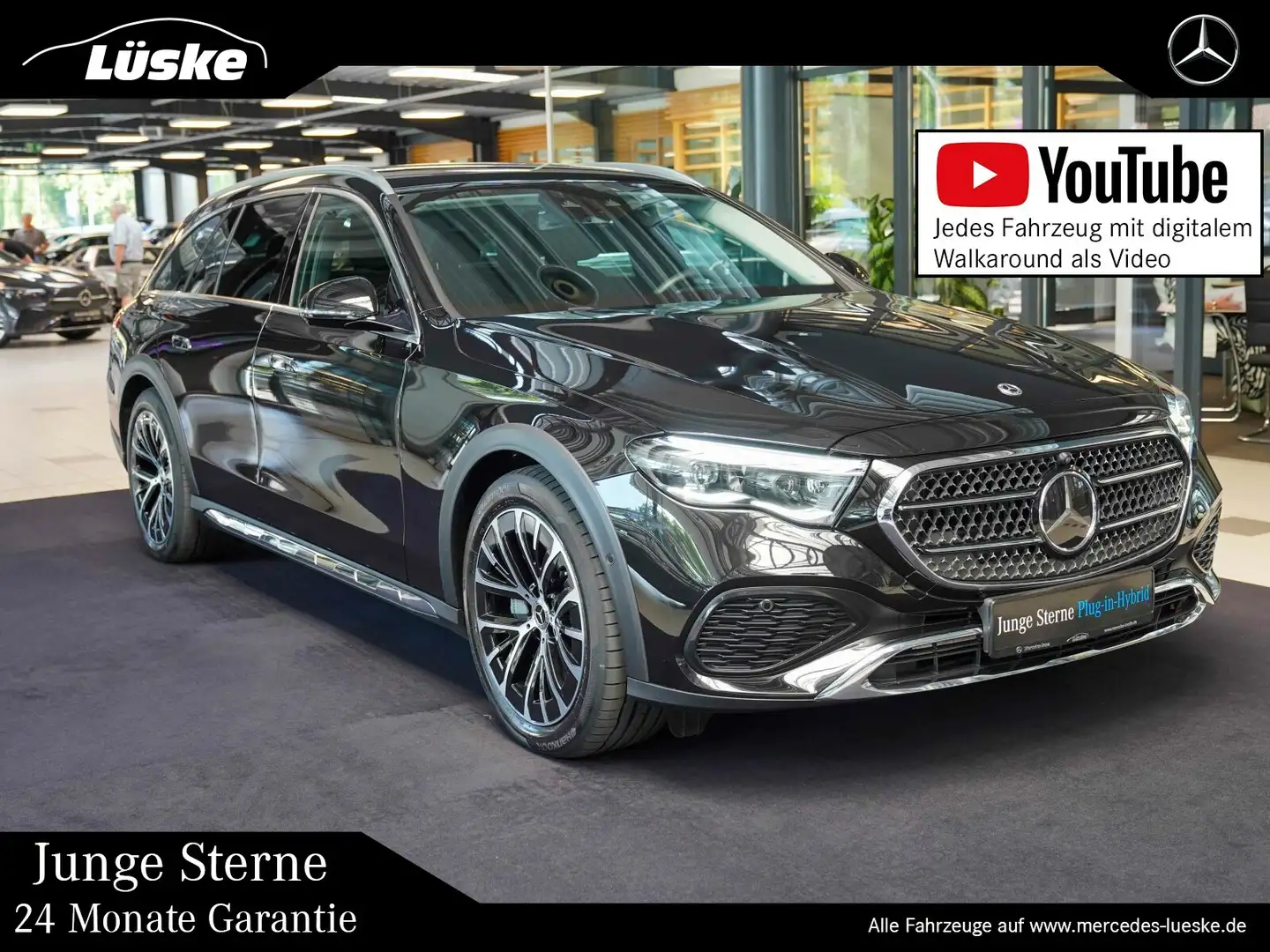 Mercedes-Benz E 300 E 300 de T 4M All Terrain Leder Burmester KEYLES Schwarz - 1