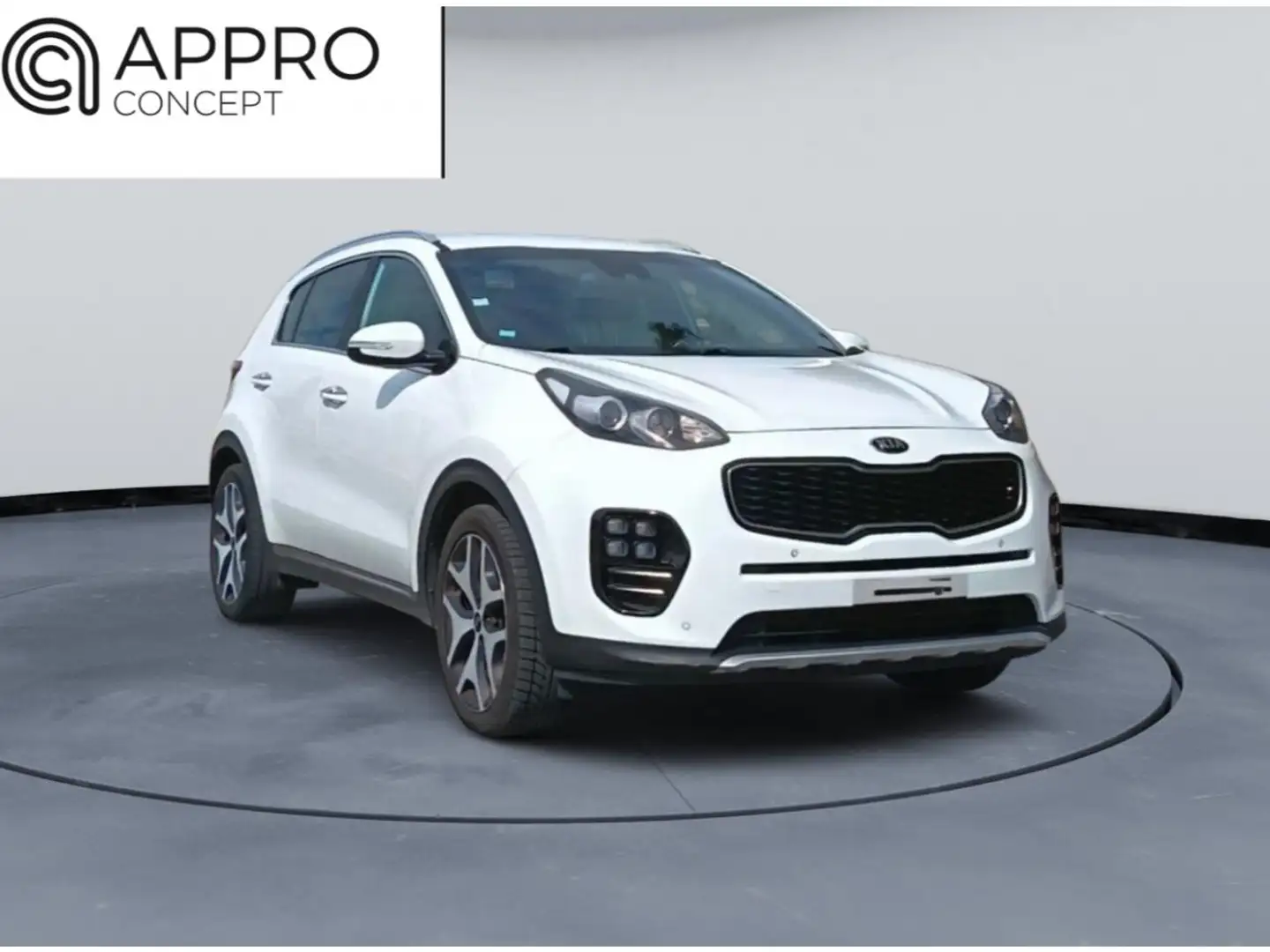 Kia Sportage Sportage 2.0 CRDI - 136 - Stop\u0026Go  IV  GT Line Blanc - 1
