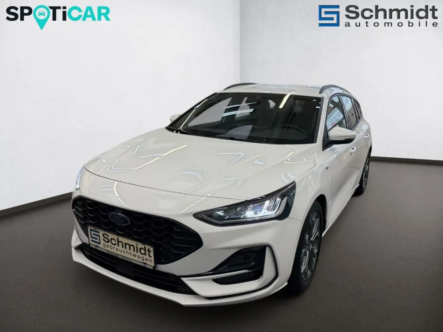 Ford Focus Turnier 1,5 EcoBlue ST-Line Aut. Weiß - 1