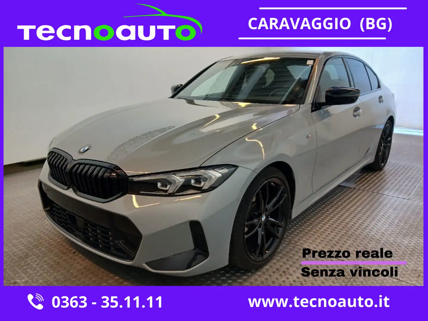 BMW 320 320d 48V xDrive Msport Grigio - 1