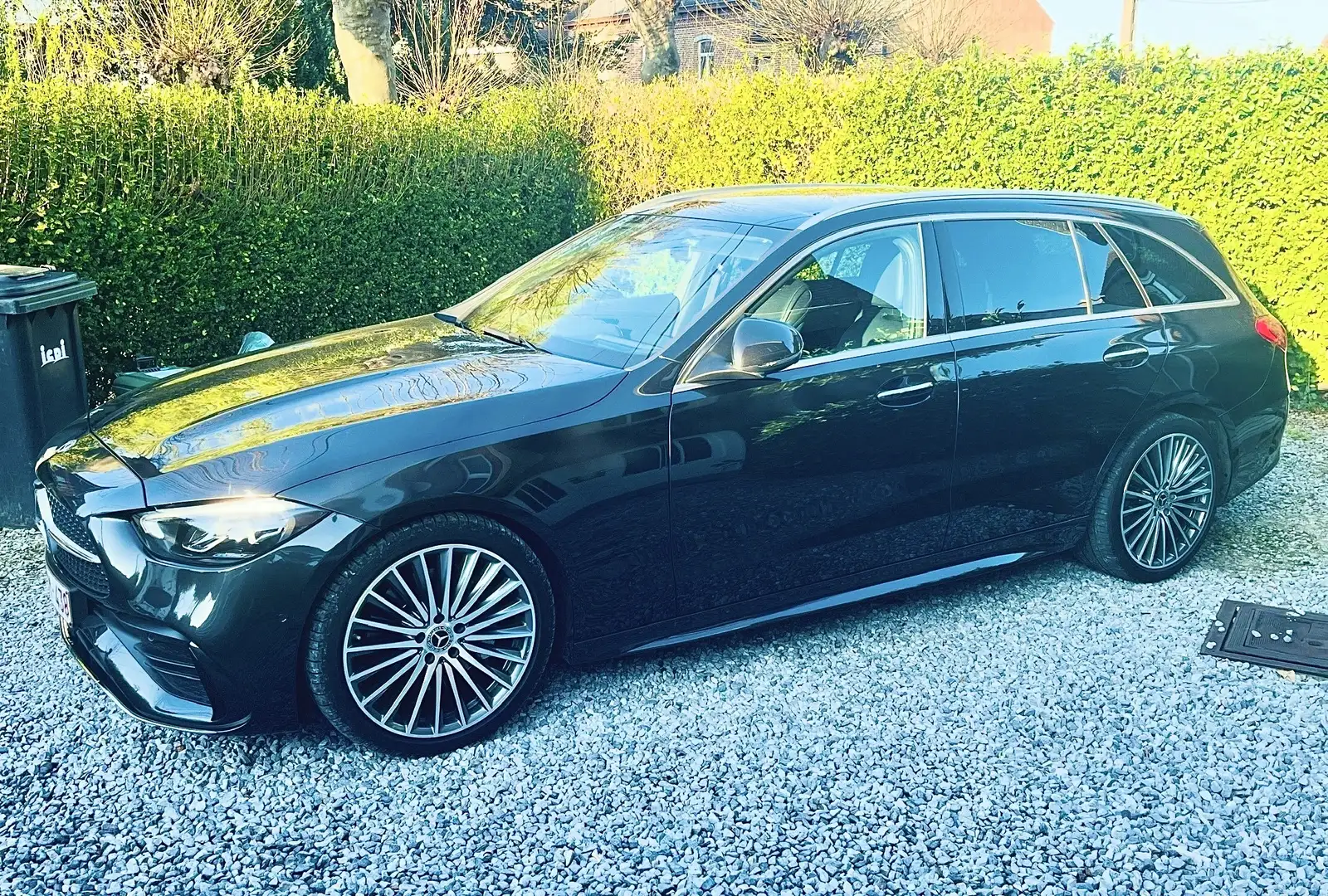 Mercedes-Benz C 180 C Break 180 AMG Line/ Pano/Mbux/Garantie/Head up Grijs - 2