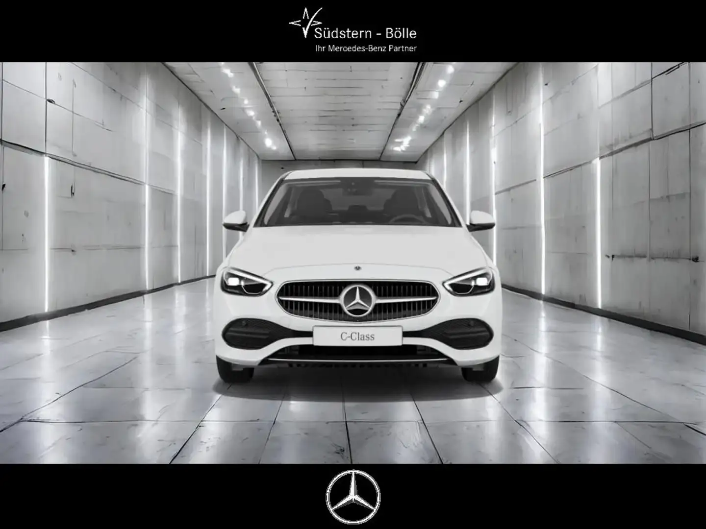 Mercedes-Benz C 180 +AVANTGARDE+SHZ+AMBIENTE+AHK+KAMERA+PDC Blanc - 2