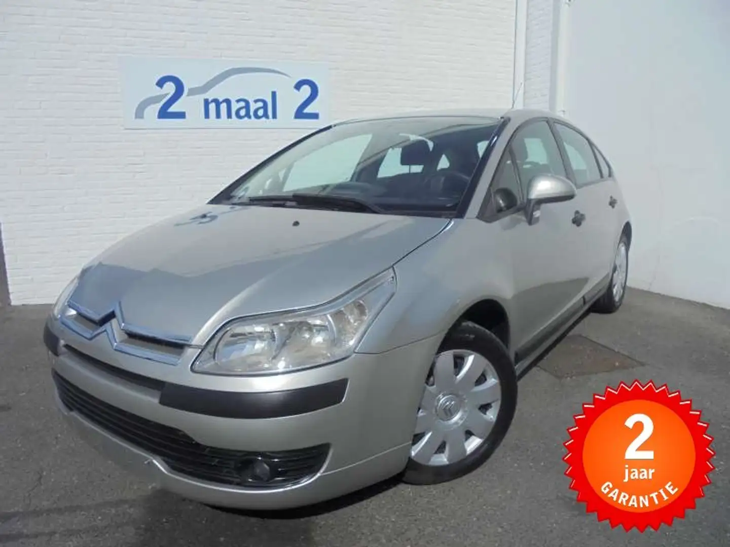 Citroen C4 1.4 16V Airco inclusief 2 JAAR garantie! Gris - 1