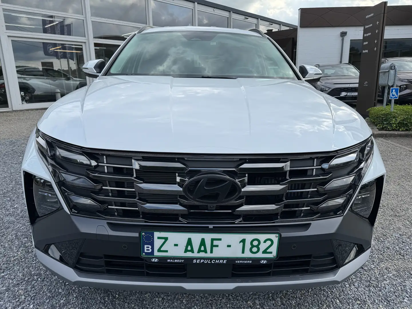 Hyundai TUCSON Tucson HEV 1.6 T-GDi Shine *DEMO*GARANTIE 5 ANS* Blanc - 2