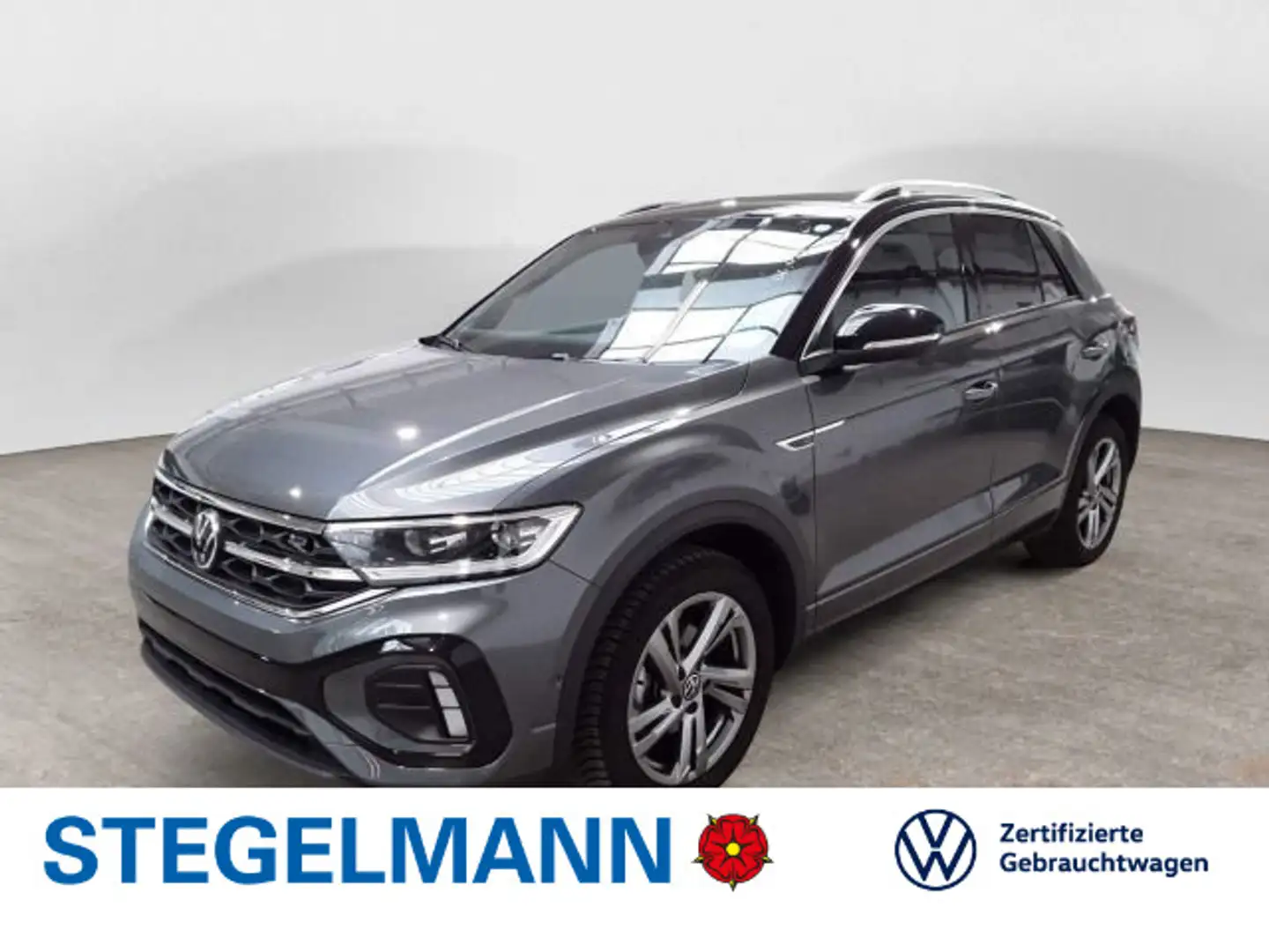 Volkswagen T-Roc 1.5 TSI DSG R-Line *AHK*Kamera*Navi*LED* Grau - 1